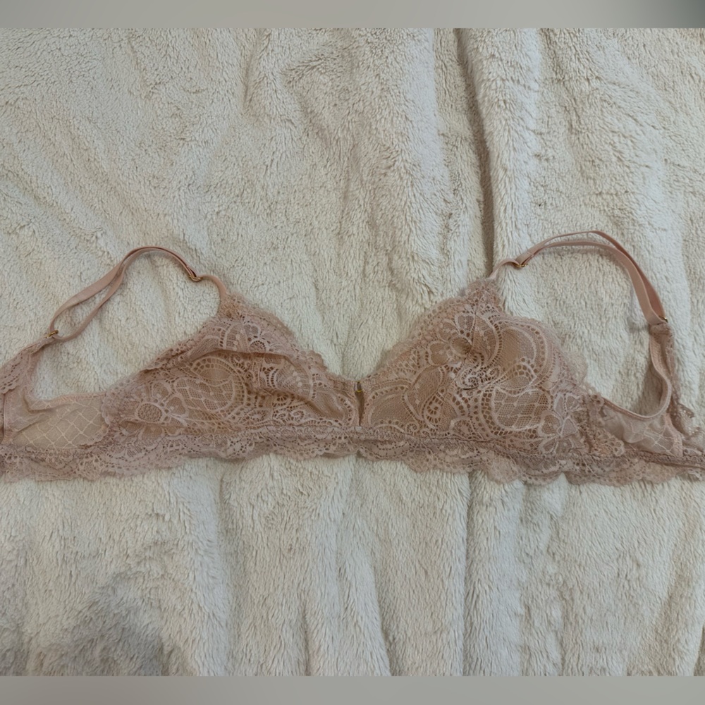 Aerie Pink Lace Bralette